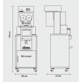 Frucosol Self Service Juicer with Freezer