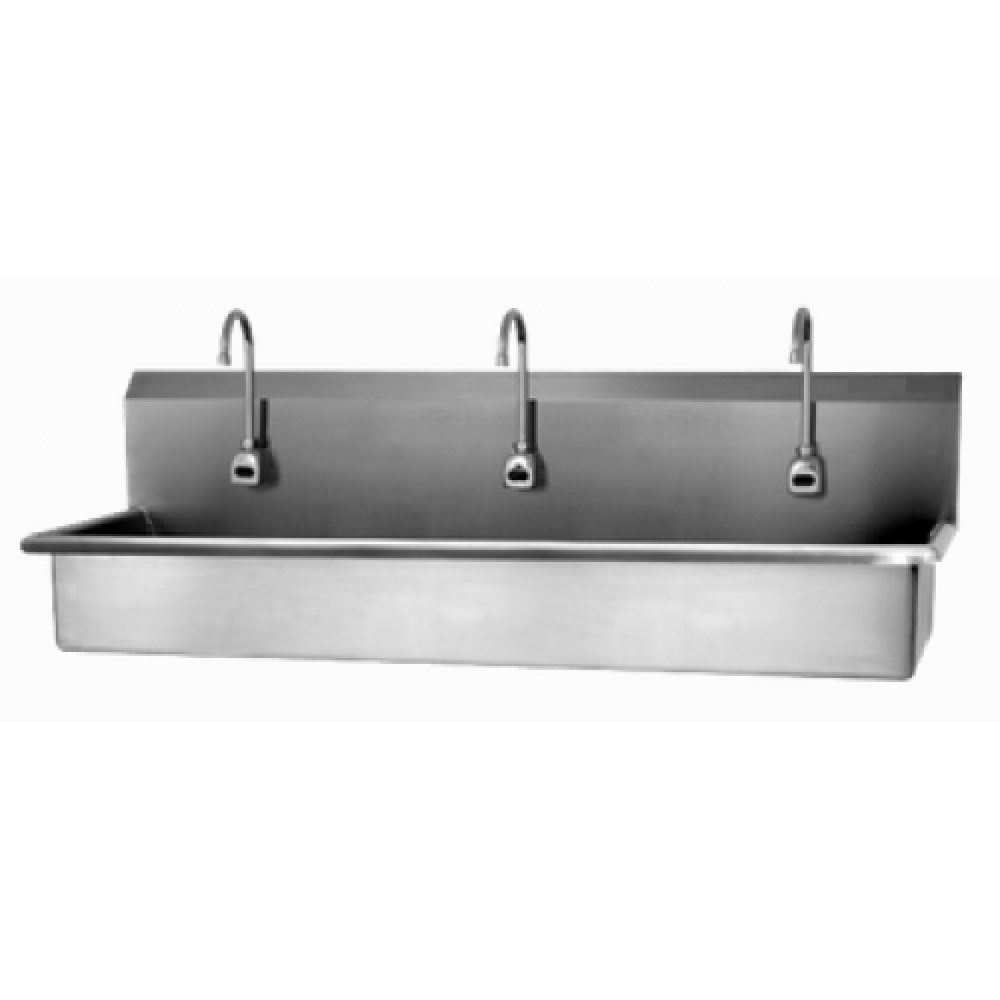 3 Person Wall Mount Sink with Sensor