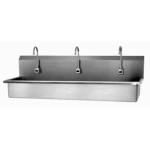 3 Person Wall Mount Sink with Sensor